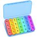 Tablet box 7 days in the evening in the evening at night freely pillendose 7 days 4 compartments medication box 7 days pill box large tablets weekly box pill box 7 days 4 compartments (blue)