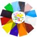 NUODITOS 12 Sheets Mixed Transparent Stained Glass 4X6 - Cathedral Art Mosaic Tiles for Crafts - Buy Online on GoSupps.com