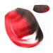 Bangs Hair Clip Clip in Bangs French Bangs Hair Thick Curved Bangs Extensions 6" Short Synthetic Bangs Fringe with Temples Hairpieces for Women Girls Bangs Clip in Hair (Color : 006)