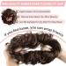 Vlasy Messy Bun Hair Piece Curly Wavy Scrunchie Extension - 60g 8# Synthetic Chignon Accessory Updo for Women and Girls - Buy Online on GoSupps.com