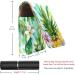 Buy Leather Lipstick Case with Mirror - Mini Lip Gloss Organizer | Tropical Fruit Flower Design - Buy Online on GoSupps.com