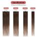 Buy Rich Choices Clip-In Real Hair Extensions - Natural Smooth 55cm - 110g #4 Medium Brown - International Shipping Available - Buy Online on GoSupps.com
