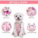 Pedgot 6 Pack Dog Bowknot Floral Dress - Skin-Friendly Pet Princess Sundress for Summer - Medium - Buy Online on GoSupps.com