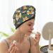 Corgi Floral Velvet Hair Cap Towel Wrap for Women | Absorbent Drying for Wet Hair Swimming & Travel - Buy Online on GoSupps.com
