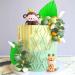 Jevenis Sage Green Jungle Birthday Decor - Tortendeko Animals for Baby Showers & Parties - Buy Online on GoSupps.com