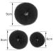 3-Piece Black Magic Shaper Donut Hair Bun Maker Set for Women - Small, Medium, Large Styler Kit for Chignon Hair Accessories - Buy Online on GoSupps.com