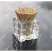 Decorative Glass Toothpick Holder with 200 Bamboo Toothpicks - Elegant and Functional Kitchen Accessory for International Shipping - Buy Online on GoSupps.com