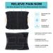 Premium Back Brace for Lower Back Pain Relief | Adjustable Lumbar Support Belt for Sciatica Scoliosis & Lifting - Ideal for Men & Women (Black Medium - Buy Online on GoSupps.com