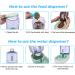 Automatic Dog Cat Feeder and Water Dispenser Gravity Food Feeder and Waterer Set with Pet Food Bowl for Small Medium Dog Puppy Kitten  Large Capacity 1 Gallon x 2 Green - Buy Online on GoSupps.com