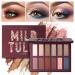 LUXAZA Neutral Nudes Makeup Eyeshadow Palette Brown Metallic  Warm Natural Bronze Copper Pearl Shimmer Satin Eye Shadow  Highly Pigmented Makeup Palette