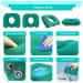 Inflatable Donut Pillow Adjustable Butt Cushion Seat for Long Sitting to Helps Relieve Pressure from Hemorrhoid Treatment Tailbone Pain Coccyx Pain Sciatica Postpartum (Pink) (green) - Buy Online on GoSupps.com
