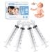 Aufisi nasal syringe baby 4 pieces of nasal lug reusable nasal douche children 10ml portable nasal rinse with silicone nasal suction tip high -quality nasal rinsing set safer and comfortable 4 PCs