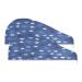 Stars Dry Hair Cap 2 Piece Quick Drying Towel Set with Button Headband Super Absorbent Soft & Comfortable