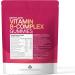 24-in-1 Vitamin B Complex Gummies, with Methylfolate, Methylated Vitamin B12 (6000 mcg), B6 B1, B2, B3, B5,A, C, D, E, Support Energy, Natural Ingredient, Sugar Free, Non GMO 1 Bag / 60 Gummies - Buy Online on GoSupps.com
