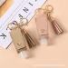 HSYHERE Multifunction Portable Empty Travel Bottle Keychain Hand Sanitizer Bottle Keychain PU Leather Tassel Key Chains Car Key Ring +Refillable Containers for Toiletry Shampoo Lotion Soap -Blue 2 - Buy Online on GoSupps.com