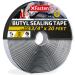 Butyl Sealing Tape, Black, 1/8-In x 3/4-In x 30-Foot Plumbers Putty Tape, RV Sealant Tape, Butyl Rubber for Boat Sealing, EDPM Butyl Tape RV - XFasten 1/8" x 3/4" x 30', Single Pack Black
