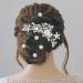 Cinaci 36 Pack Sparkly Silver Rhinestone Pearl Wedding Hair Combs and Clips Set - Bridal Accessories for Women, Brides, Bridesmaids - Buy Online on GoSupps.com