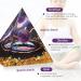 Orgone Pyramid - Amethyst & Obsidian Healing Crystals for Love, Health, and Protection - Chakra Balancing Meditation Home Decor - 6cm - Buy Online on GoSupps.com