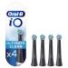 Oral-B iO Ultimate Clean Black Zeb Brush Tip Pack of 4 Sc Black