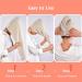 YFONG Microfiber Hair Towel Wrap - 2 Pack Super Absorbent Quick Dry Hair Turban for Women | Anti Frizz Large Hair Drying Towel in Gray & Camel - Perfect for All Hair Styles - Buy Online on GoSupps.com