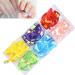 Nail ArtCellophane Paper Strip Reflector DIY Nail Art Decoration Colorful Nail Glass Foil 6 Boxes for Nail Salon for Household for Women for Girls - Buy Online on GoSupps.com