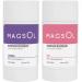 MagSol Organics Natural Deodorant for Men and Women - Lavender and Rose Scent Aluminum Free Baking Soda Free Magnesium Based 2 Pack Bundle