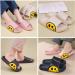 Smiley Face Slides for Women and Men | Non-Slip EVA Sandals | Indoor/Outdoor Slippers | Quick Dry | Pink | Sizes 5-6 Women/4-5 Men - Buy Online on GoSupps.com