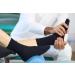 Diabetic Elastic Cotton Socks for Swollen Feet | Men & Women 10-11.5 | Black - Buy Online on GoSupps.com
