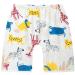 Baby Toilet Training Pants Kids 2 in 1 Waterproof Reusable Cotton Nappy Diaper Skirt Cute Cartoon Skort Pants Animal World Low Waist M