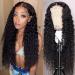 Amanda HD Transparent Deep Wave Lace Front Wigs Human Hair Pre Plucked 4x4 Deep Wave Wig 24 Inch Brazilian Virgin 180% Density Wet and Wave Lace Closure Wigs Human Hair for Women Natural Color 24 Inch 4*4 deep wave lace ...