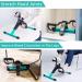 Uten Folding Pedal Exerciser - Portable Mini Desk Bike for Leg and Arm Exercise | Adjustable Sitting Workout with Electronic Display - Peacock Green - Buy Online on GoSupps.com