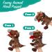 Lilizzhoumax Ankylosaurus Dinosaur Hand Puppet Plush Toy - Interactive Stuffed Animal for Kids - Educational Role-Playing Toy and Home Decoration - Buy Online on GoSupps.com
