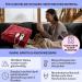 Klarstein XL Heating Blanket 120W - Cuddly Electric Thermal Ceiling for Bed & Sofa Energy-Saving & Washable - Large 180x130 cm Bordeaux - Buy Online on GoSupps.com