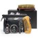 Upgraded Beard Grooming Kit 6 PCs Facial Hair Care kit with Organic Beard Oil Leave-in Conditioner Bib Brush Combs Beard Balm Butter Wax for Beard Styling Growth with Large Capacity Storage Bag