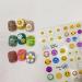 5D Sun Flower & Smiley Nail Art Stickers - 3 Sheets | Self-Adhesive Decals for Colorful Nail Decoration - Buy Online on GoSupps.com