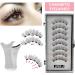 Magnetic Lashes Kit 3D duals Magnetic Lashes 8 Long-Lasting Cat Eye Magnetic Eyelashes With Applicator MB3 PP Black Stem Wispy Eyelashes Kit For Women Adults Girls (No Glue Needed) - Buy Online on GoSupps.com