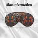 SSIMOO Clock Gear Print Eye Mask - Ultra-Soft Light-Blocking for Optimal Comfort & Restful Sleep - International Shipping Available - Buy Online on GoSupps.com