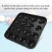 Portable AntiDrop Billiard Ball Holder Tray - 16 Holes for Snooker Pool Halls (Black) - Buy Online on GoSupps.com