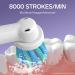 SEAGO Rotating Electric Toothbrush - 8 Brush Heads 5 Modes Rechargeable Smart Timer IPX7 Waterproof - Perfect for Adults - Buy Online on GoSupps.com