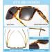 AEZUNI Large Reader Sunglasses for Men - 1.5 Full Lens Sun Reading Glasses with UV Protection - Stylish Square Design (Yellow) - Available in Multiple Strengths 1.00 to 3.50 - Buy Online on GoSupps.com