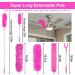 15PCS Microfiber Feather Duster Set with Extension Pole - Washable & Bendable Dusters for High Ceiling Fan, Blinds, Cars, Furniture - Cleaning Tools Kit in Pink - Buy Online on GoSupps.com