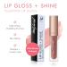 Beauty For Real Nudist Lip Gloss - Beige Nude Pink, Non-Sticky Plumping & Hydrating Gloss with Marine Collagen - 0.15 fl oz - Buy Online on GoSupps.com