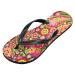 Mnsruu Spring Floral Paisley Print Flip Flops - XXL Size for Men & Women | Home Hotel Spa & Travel Footwear - Buy Online on GoSupps.com