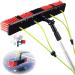 Photovoltaic Panel Cleaning Water Fed Telescopic Brush Window Clean Extendable Cleaner Conservatory Roof Cleaning Tools Rod Brush Head (Color : 6m Rod Size : 30Cm Brush Head) (8m Rod 50Cm Bru 8m Rod 50Cm Brush Head