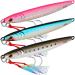 TRUSCEND Saltwater Jigs Fishing Lures 10g-160g with Flat BKK Hooks, Slow Pitch/Knife/Vertical Jigs, Saltwater Spoon Lure for Tuna Salmon Grouper, Sea Fishing Jigging Lure, Blade Bait for Bass Fishing G1-3.8"-2.1oz