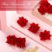 12 Pack Red Rose Floral Hair Clips - Mexican Hair Flowers Hairpin Set for Women | Wedding and Party Supplies - Rose Hair Accessories - Buy Online on GoSupps.com