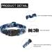 Mercano Adjustable Dog Collar - Soft Nylon Comfort for Small Medium & Large Dogs & Cats - Tortoiseshell Bamboo Design - Buy Online on GoSupps.com