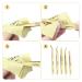 5 PCS Stainless Steel Volume Eyelash Extensions Tweezers Set - Curved Precision Tweezers for Gold Application - Buy Online on GoSupps.com