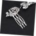 DOITOOL Hair Comb Floral Rhinestone Hair Pin Bride Wedding Headgear - Buy Online on GoSupps.com