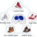 Fousenuk Gel Heel Spur Inserts - 3 Pairs Silicone Cushions for Plantar Fasciitis & Achilles Pain Relief - Orthopedic Insoles for Shoes - Buy Online on GoSupps.com